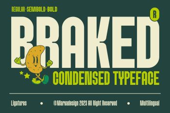 condensed typeface