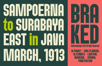 condensed typeface
