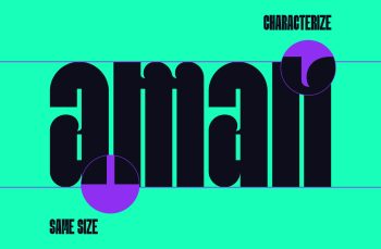 condensed typeface
