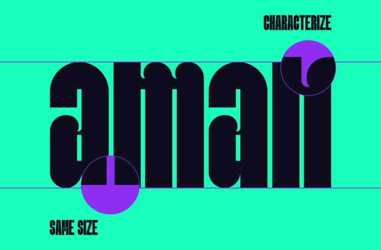 condensed typeface