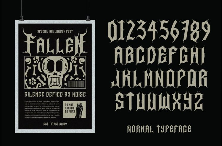 Gothic Typeface