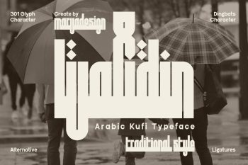 Arabic Kufi Typeface