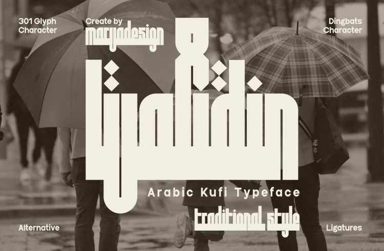 Arabic Kufi Typeface