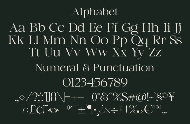 classic serif font