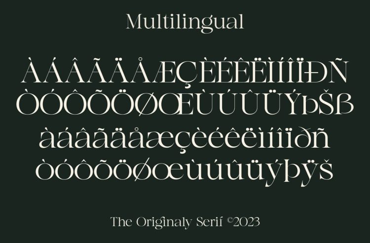 classic serif font