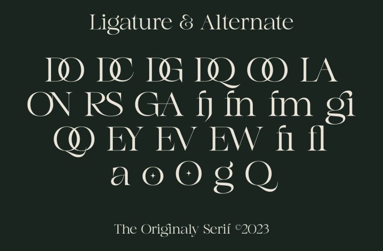 classic serif font