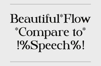 clean serif typeface