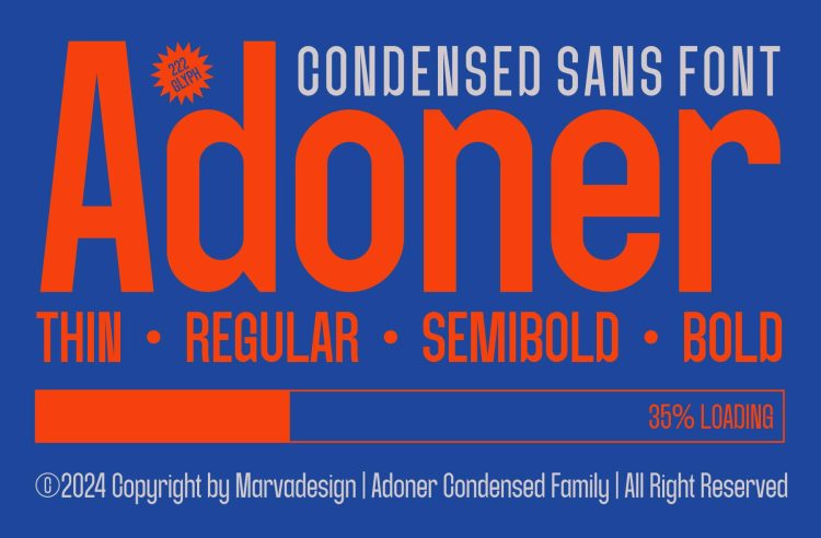 Condensed Sans Font