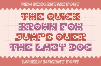Dingbat Display Font