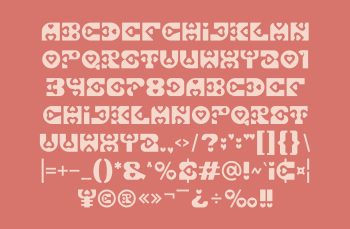 Dingbat Display Font