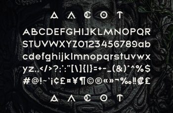 display sans font