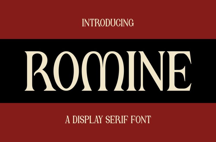 display serif font