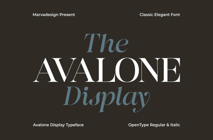 display typeface