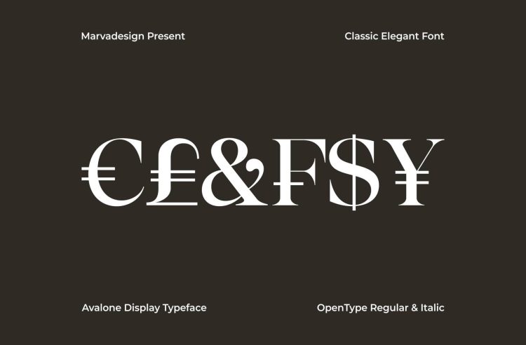 display typeface