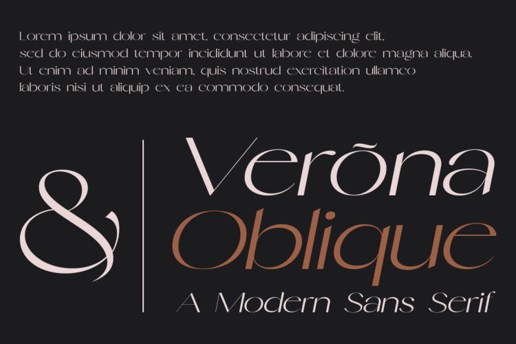 elegant sans serif