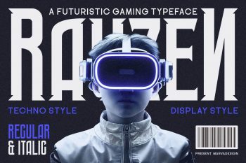 futuristic gaming font