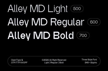 Geometric Style Sans Serif