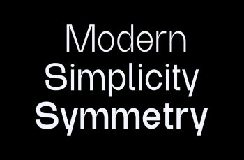 Geometric Style Sans Serif