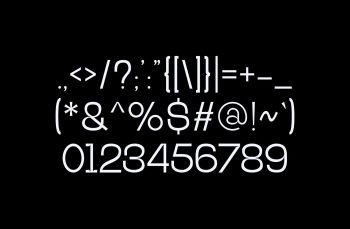 Geometric Style Sans Serif