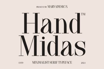 Minimalist Serif Typeface