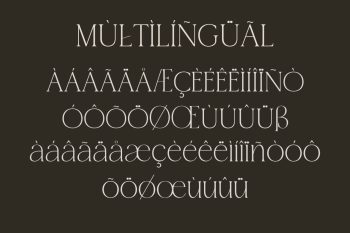 modern dispaly font
