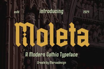 modern gothic typeface