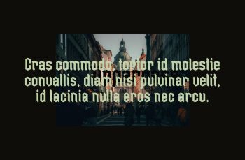 modern gothic typeface