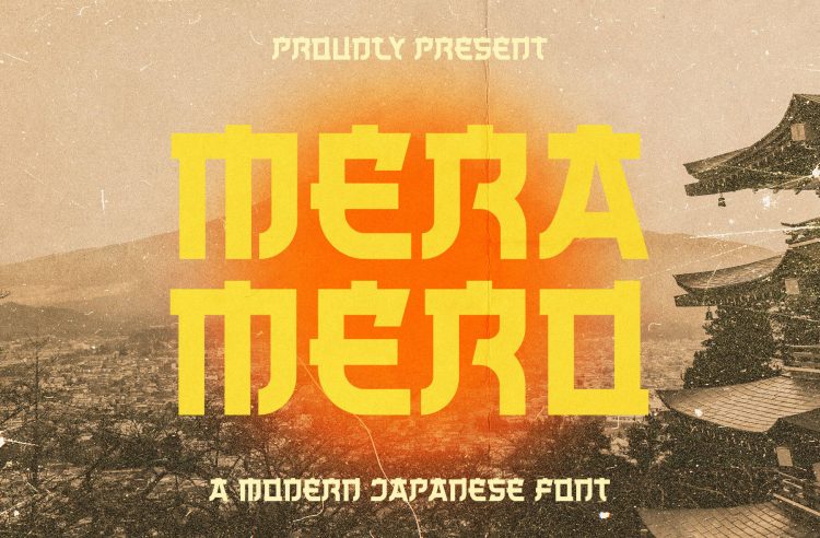 modern japanese font