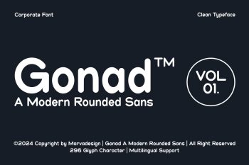 Modern Rounded Sans Font