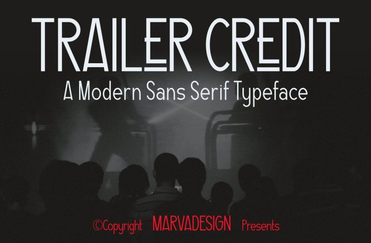 Modern Sans Serif Typeface