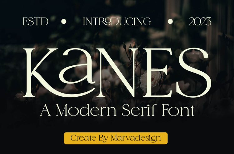 modern serif font