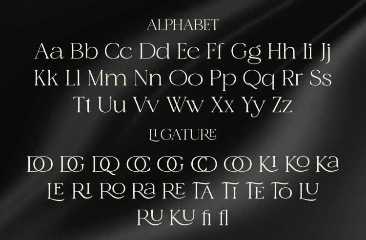 modern serif font