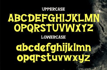 modern spooky font