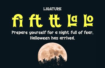 modern spooky font