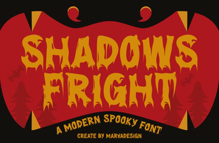 modern spooky font