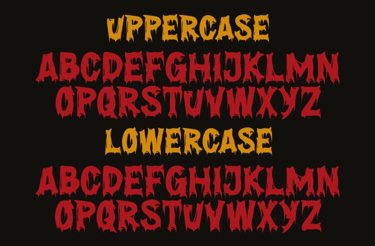 modern spooky font