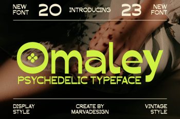 psychedelic typeface