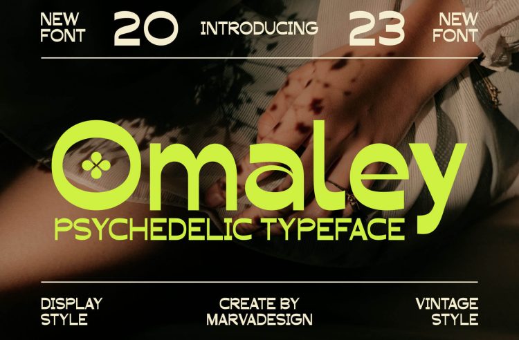 psychedelic typeface