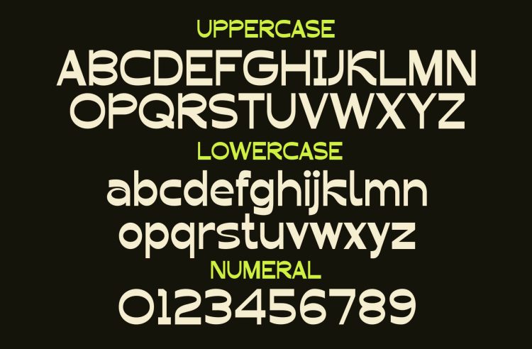 psychedelic typeface