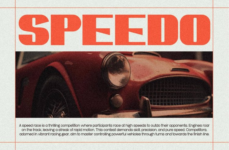 Retro Display Sans Serif Font