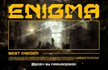 retro future font