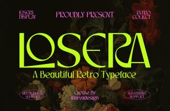 retro typeface