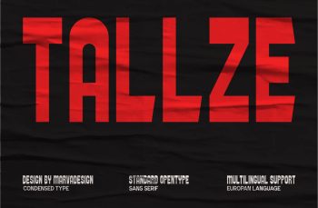 Sans Serif Condensed Type