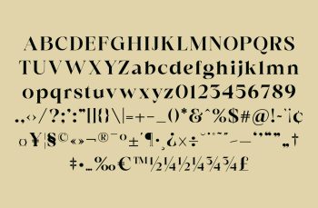Serif Font Family