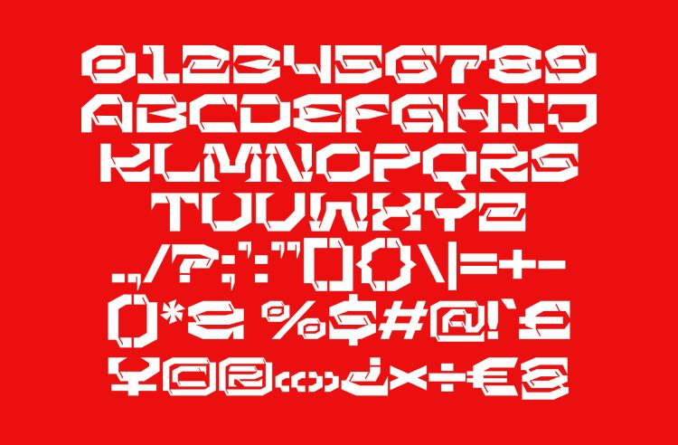 Techno Typeface