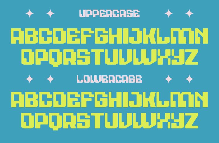 y2k display font