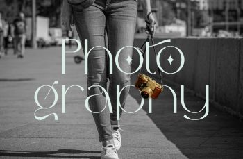 Elegnat Sans Serif Typeface