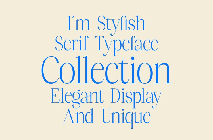 Elegant Serif Typeface