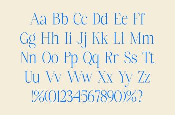 Elegant Serif Typeface