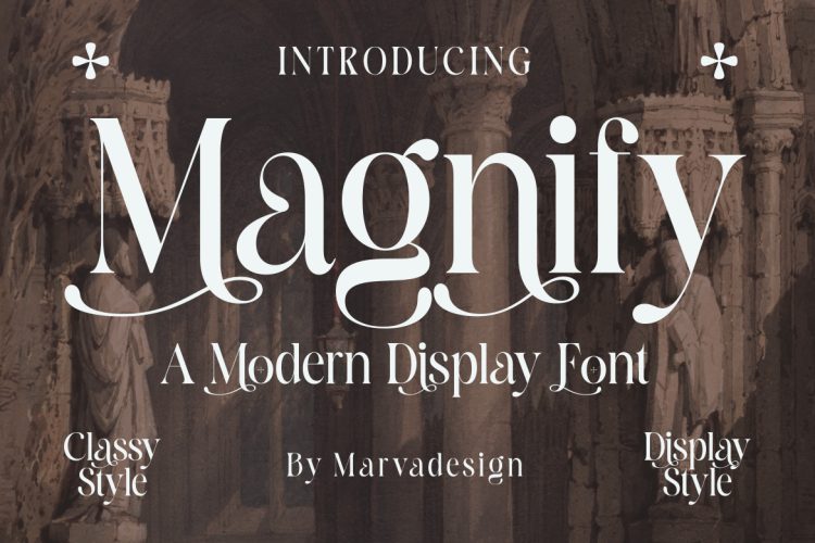 modern serif display